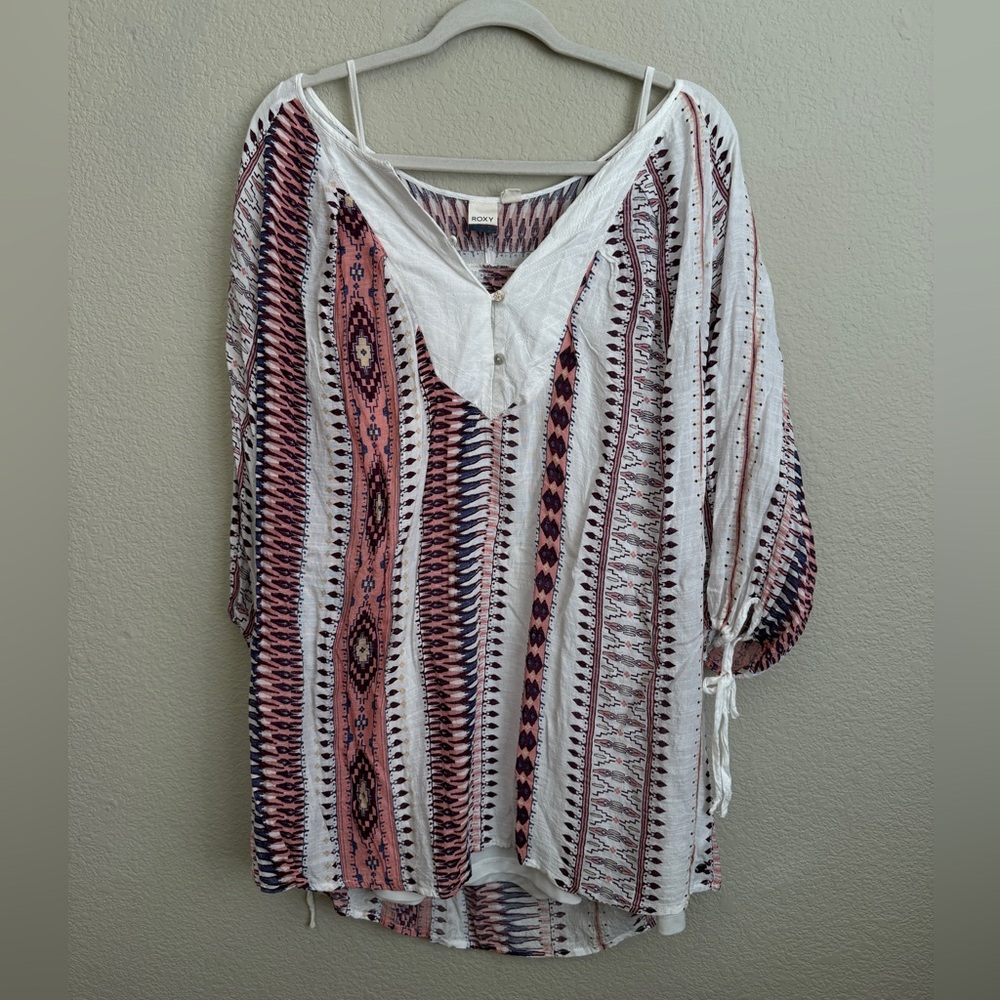 Roxy boho long sleeve dress